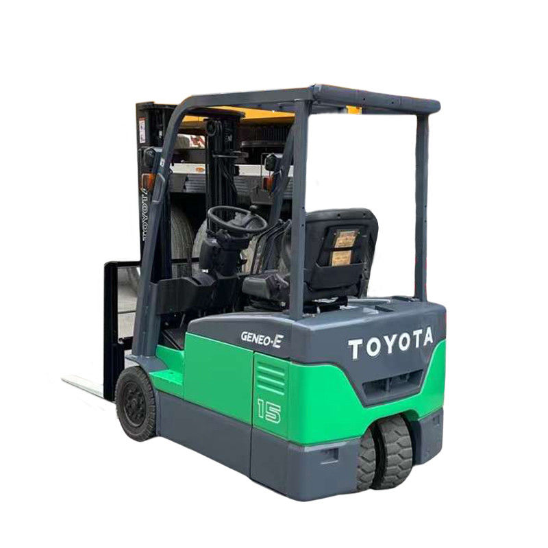 Elektrische vierwielaandrijving 1 ton 1,5 ton 2 ton Gebruikte Toyota met 1070 mm vorklengte