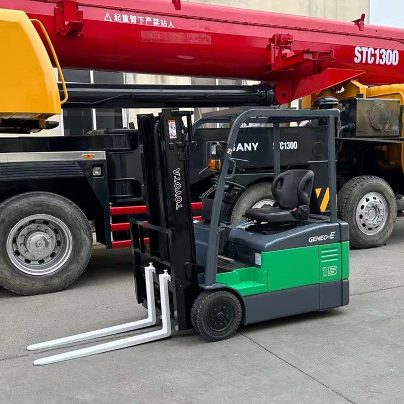 Elektrische vierwielaandrijving 1 ton 1,5 ton 2 ton Gebruikte Toyota met 1070 mm vorklengte