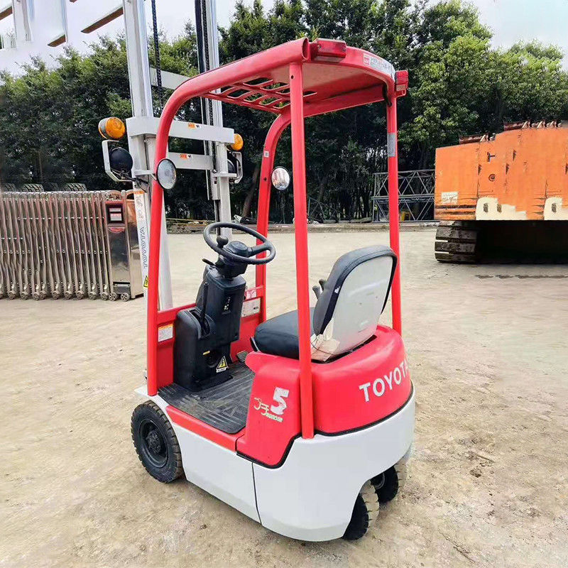 0.5 ton Toyota gebruikte elektrische vorkheftruck met 125 vorkbreedte en 1070 vorklengte