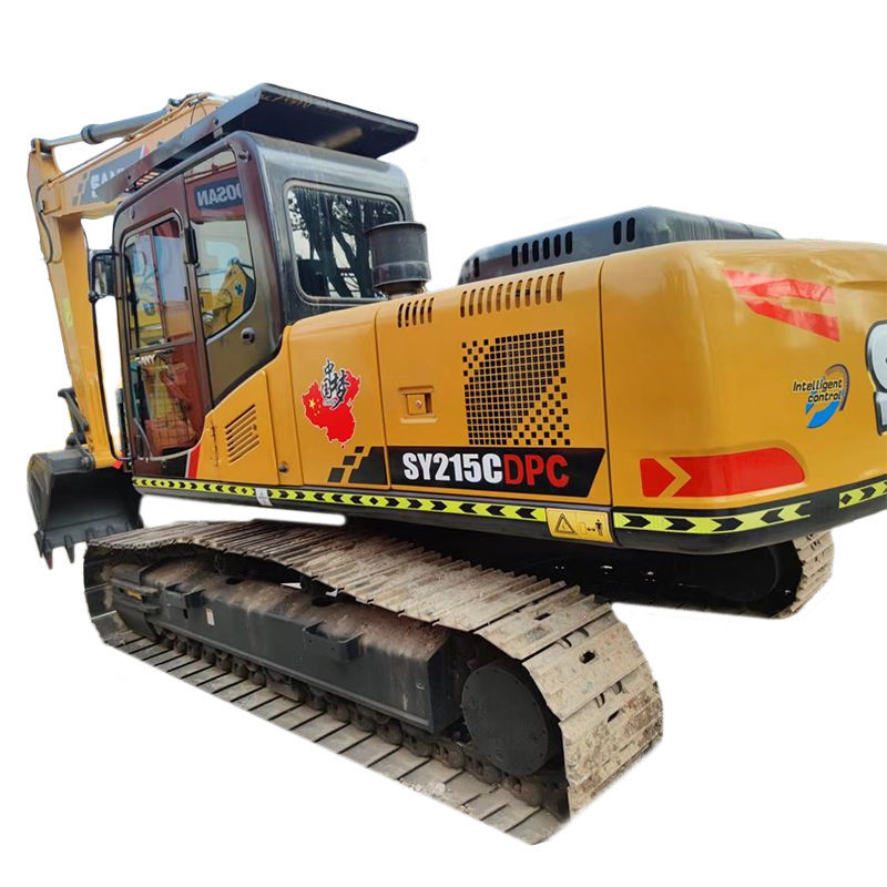 Oorspronkelijke motor 21,5 ton Sany SY215 Crawler Excavator Gebruikte Sany215 Excavator