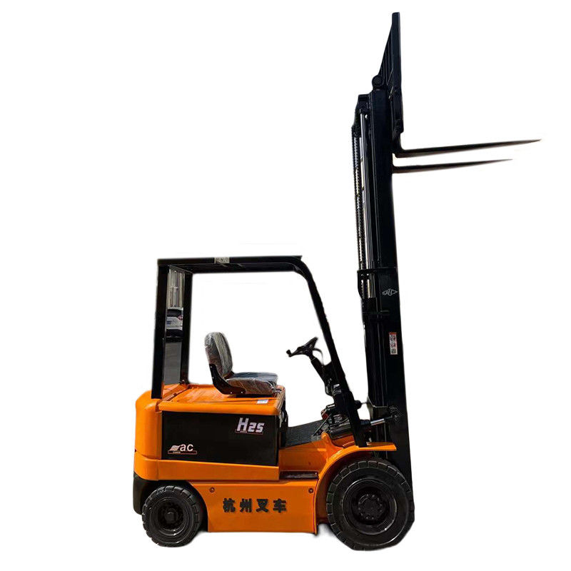 Minicompacte elektrische vorklift 2,5 ton 2 deuren frame voor vork breedte 150m in productie