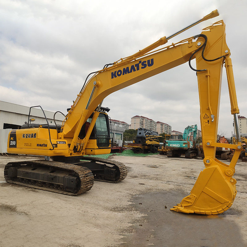 Gebruikte graafmachine PC200 PC220-8 met originele motor in goede staat
