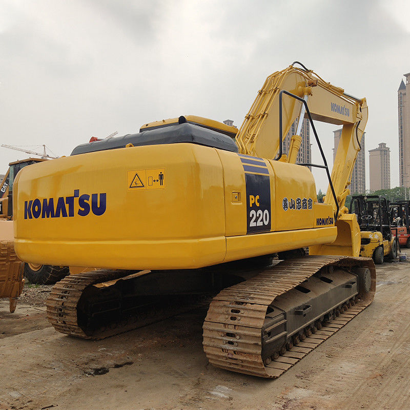 Bestverkopende Komatsu PC220-7 Crawler Excavator Variabele zuigerpomp Hoofdpomptype