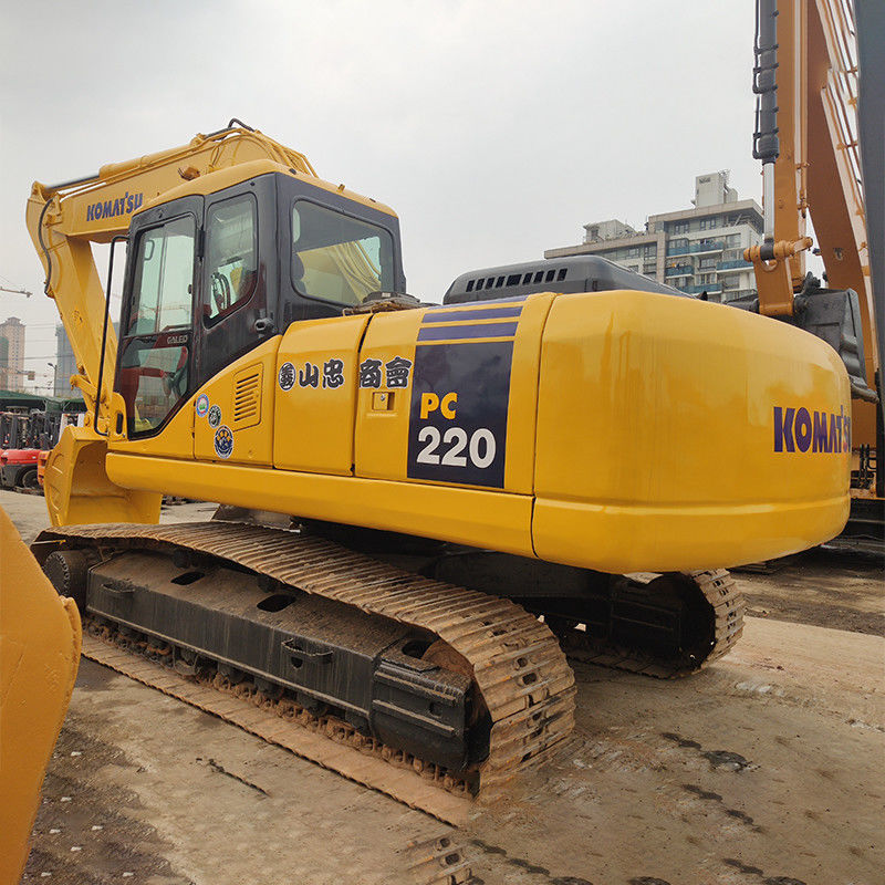 Bestverkopende Komatsu PC220-7 Crawler Excavator Variabele zuigerpomp Hoofdpomptype