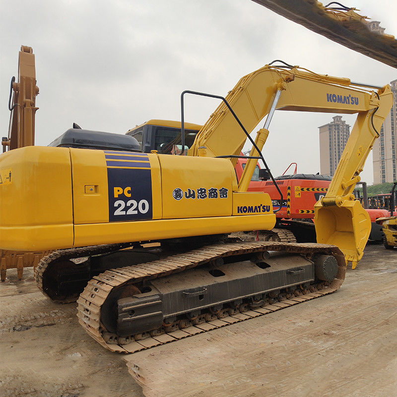 Bestverkopende Komatsu PC220-7 Crawler Excavator Variabele zuigerpomp Hoofdpomptype