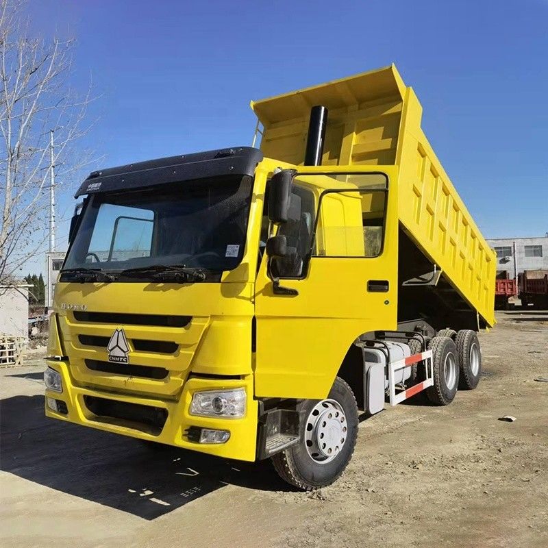 ABS Ja Volledig gerenoveerde Sinotruck Howo 371hp 8x4 24 kubieke meter Tipper Dump Truck band 12.00R20