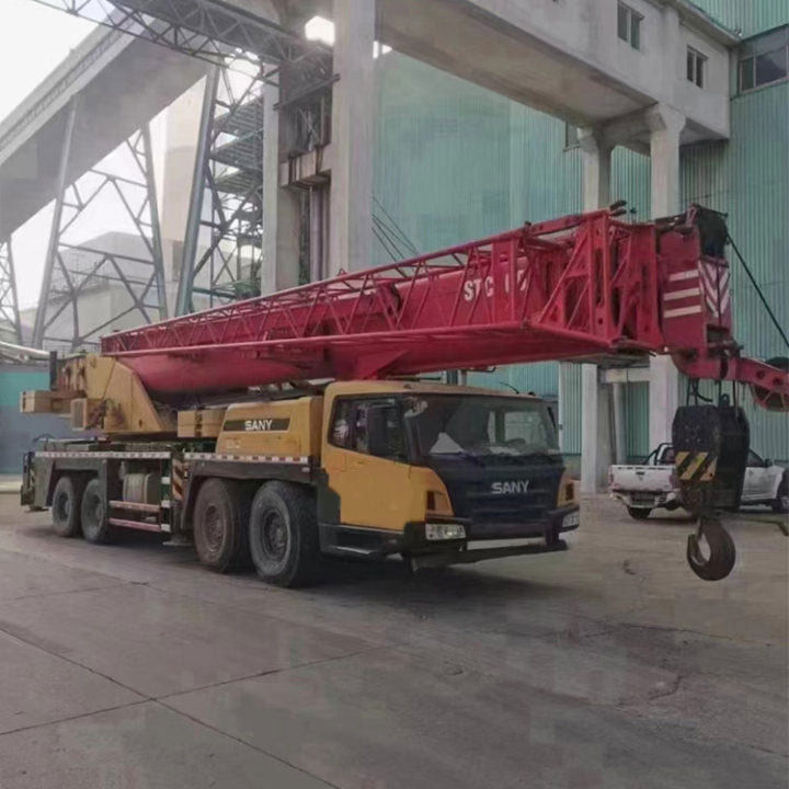STC800 80 ton gebruikte vrachtwagenkraan 75 ton Sany mobiele kraan van origineel