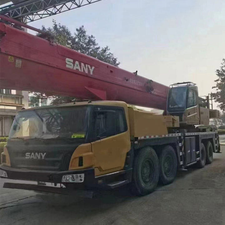 STC800 80 ton gebruikte vrachtwagenkraan 75 ton Sany mobiele kraan van origineel