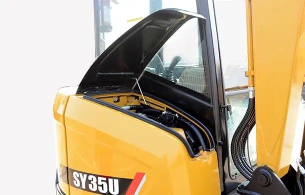 Sany 35u Crawl Excavator 4855mm Maximale graafhoogte en 5,8 ton bedrijfsgewicht