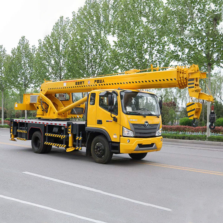 Paardenkracht 160 pk Geel 12-15 ton kraan Lifting equipment Truck Crane Gebruikte kraan Truck