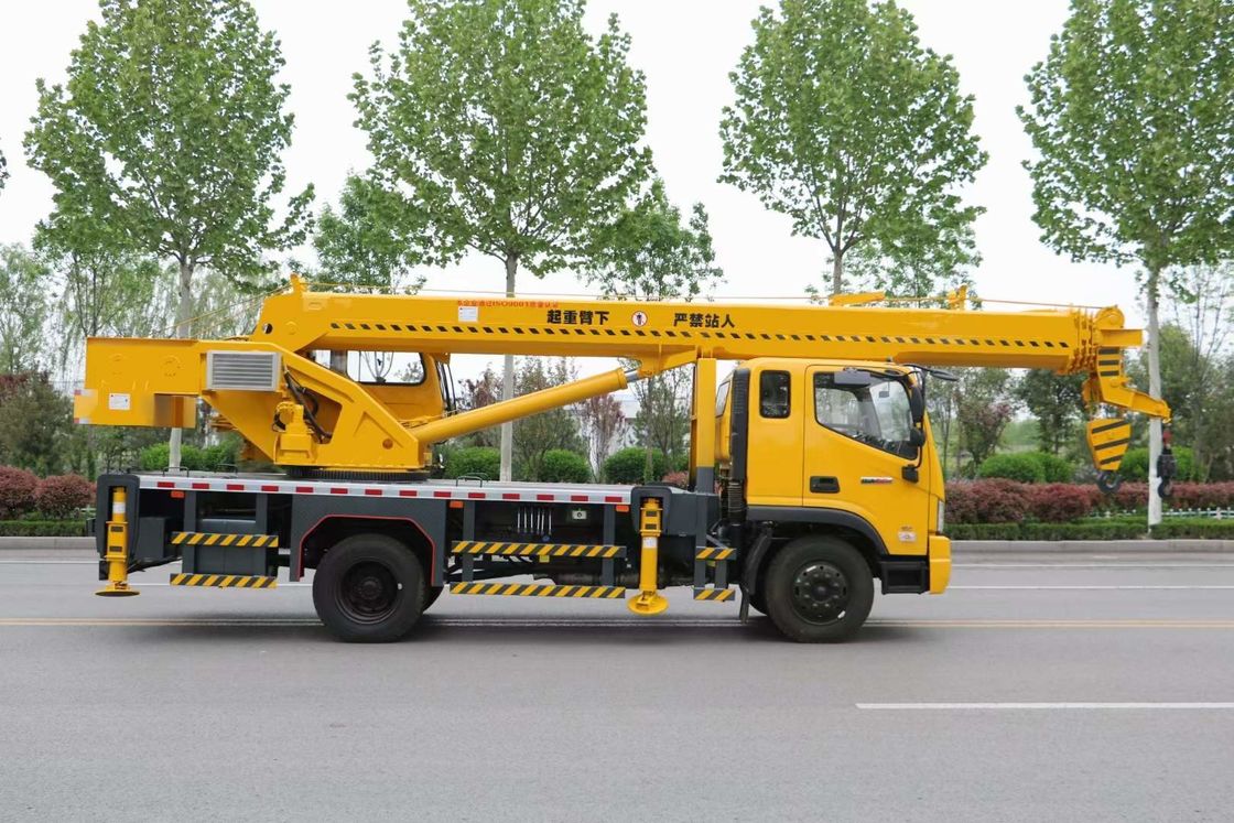 Paardenkracht 160 pk Geel 12-15 ton kraan Lifting equipment Truck Crane Gebruikte kraan Truck