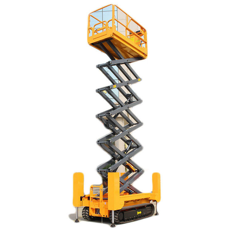 Zware elektromotor Diesel Hydraulische schaar Auto Lift met 1670x740mm Tafel Size