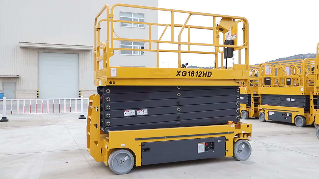 12m elektrisch platform schaarhef met hefmechanisme en tafelgrootte 2277x1120mm