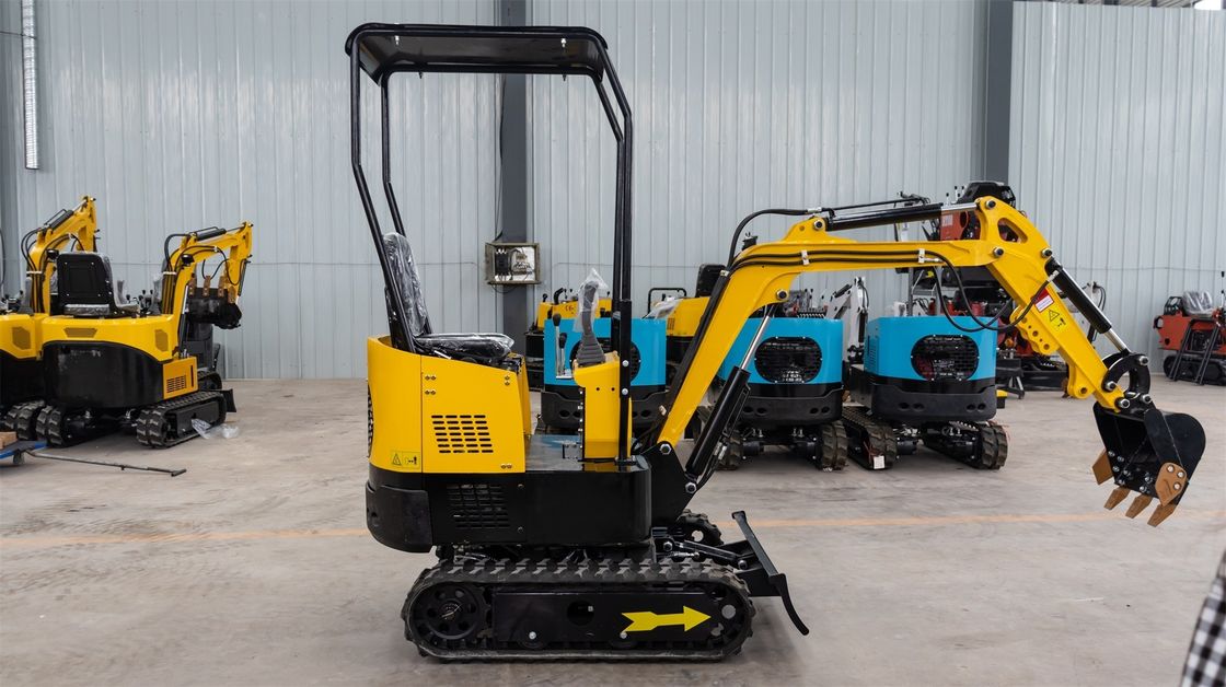 8.2 kW Dieselmotor 0,8-1 ton Mini Graafmachine met een maximale graafdiepte van 1650 mm