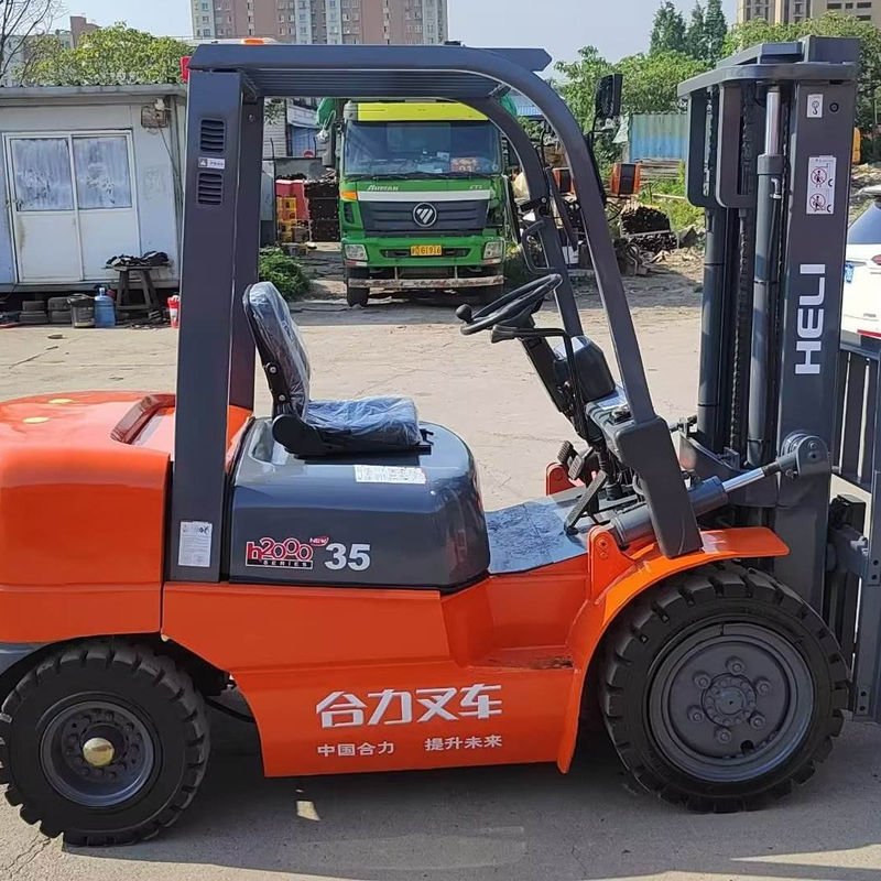 Na-service Video Technische ondersteuning Helikopter 3 ton Gebruikte vorkheftruck Diesel vork Lengte 1070mm