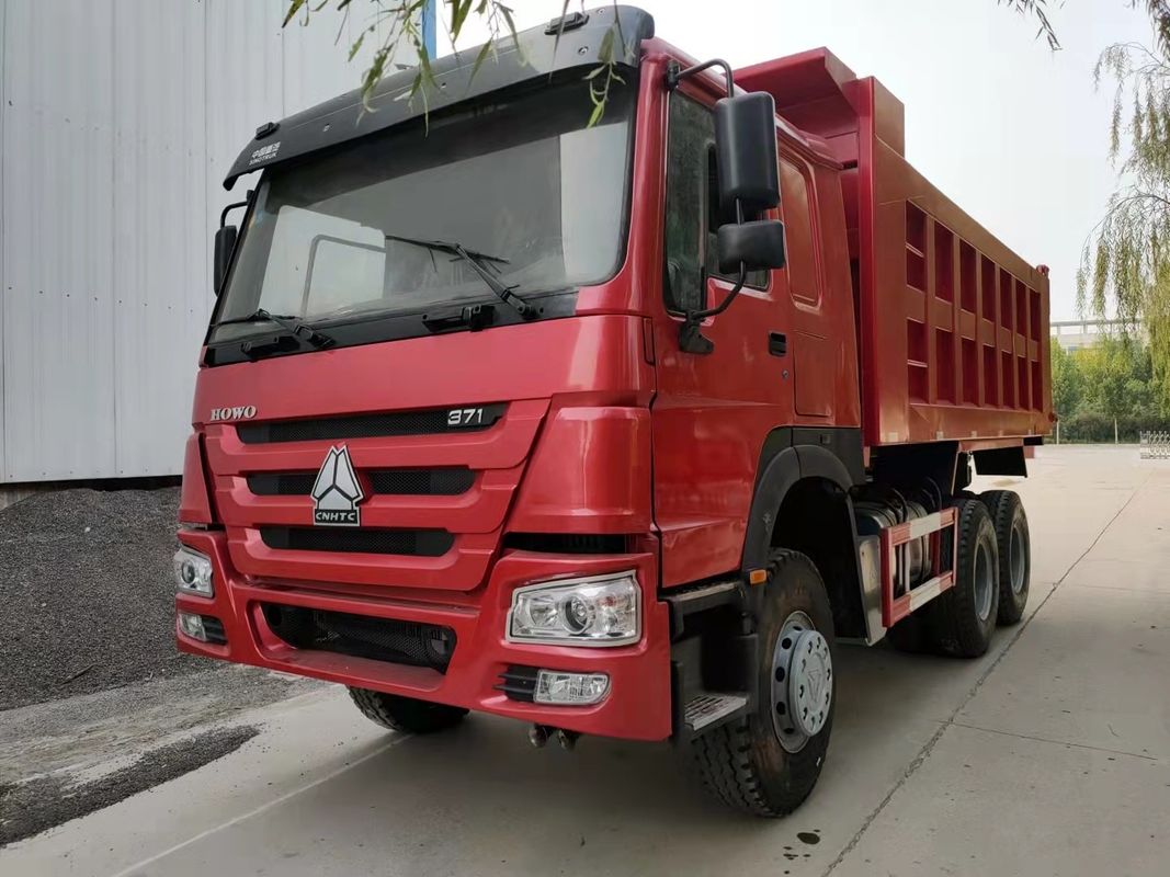 Sinotruk Howo Tipper Trucks 6x4 371hp 10 Wheeler Dump Truck zonder cruise control