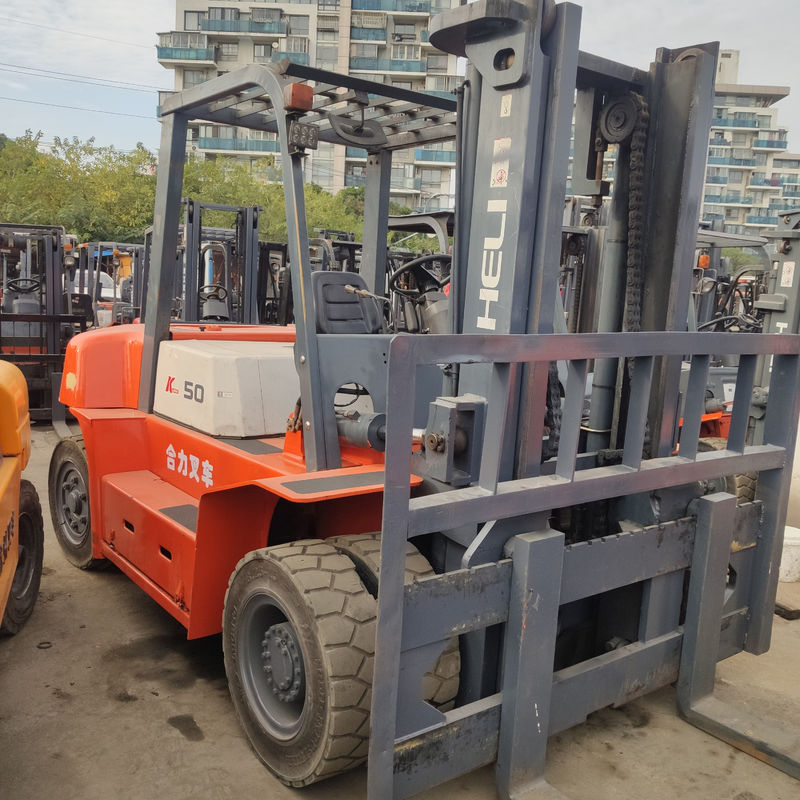 Tweedehands 5 ton vorkheftruck met Heli Isuzu motor