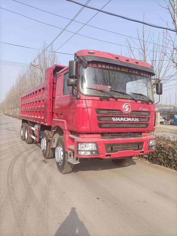 Shacman F3000 8x4 tippertruck met vrachttank afmetingen 7600 x 2300 x 1500 mm
