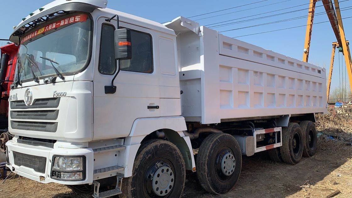 39000kg gewicht Shacman F3000 8x4 Tipper Truck Dump Truck 6.2-8m Cargo Tank Lengte