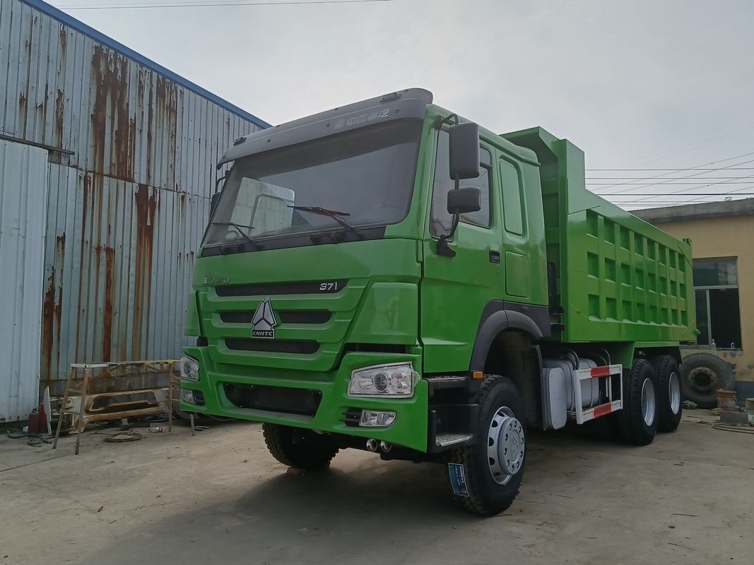 Gebruikte Sinotruck 6x4 371 pk 30 ton Howo Tipper Dump Truck met handgeschakeld type