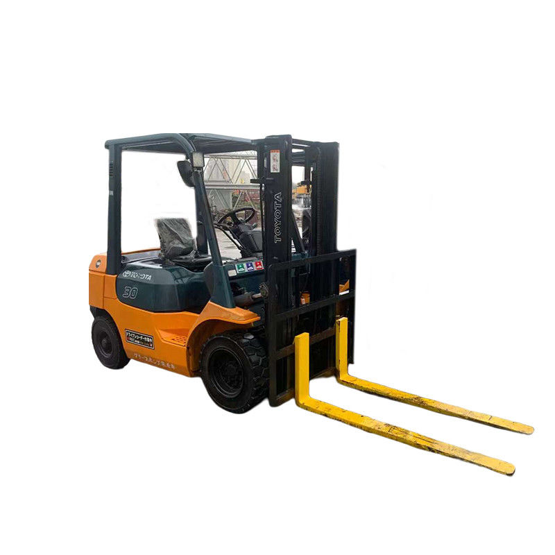 Japanse motor Hydraulische diesel Toyota 3 ton Gebruikte vorkheftruck voor zware lading