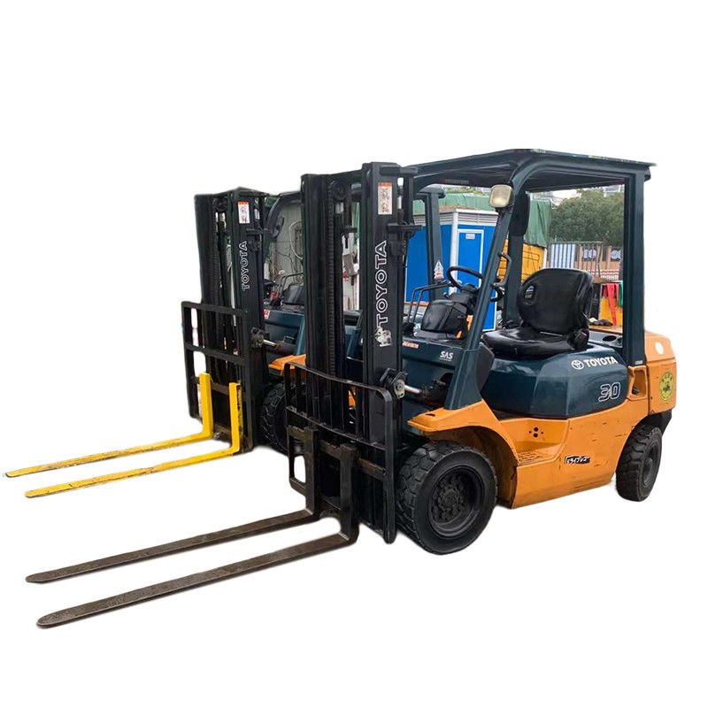 Japanse motor Hydraulische diesel Toyota 3 ton Gebruikte vorkheftruck voor zware lading
