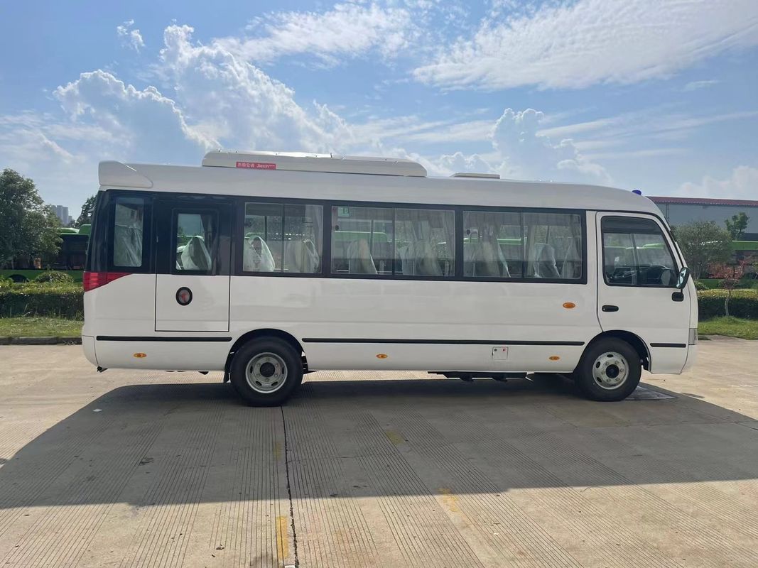 Band model 295/80R22.5 Gebruikte achtbaan 30 zitplaatsen RHD Diesel achtbaan Bus Toyo Ta Bussen achtbaan