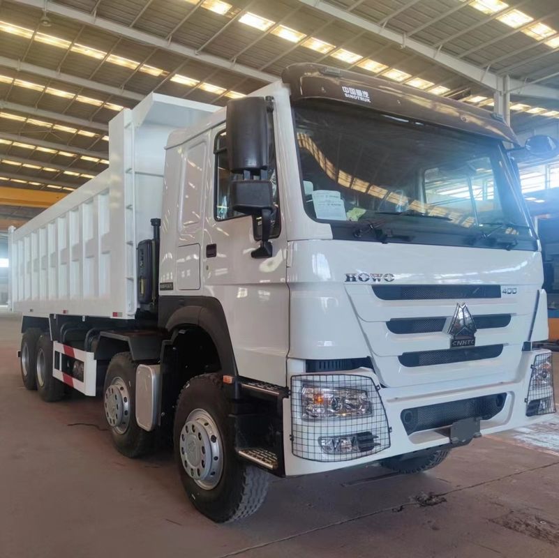 Howo 8x4 LHD Dump Tipper Truck met maximaal koppel 500-1000Nm en motorcapaciteit 6-8L