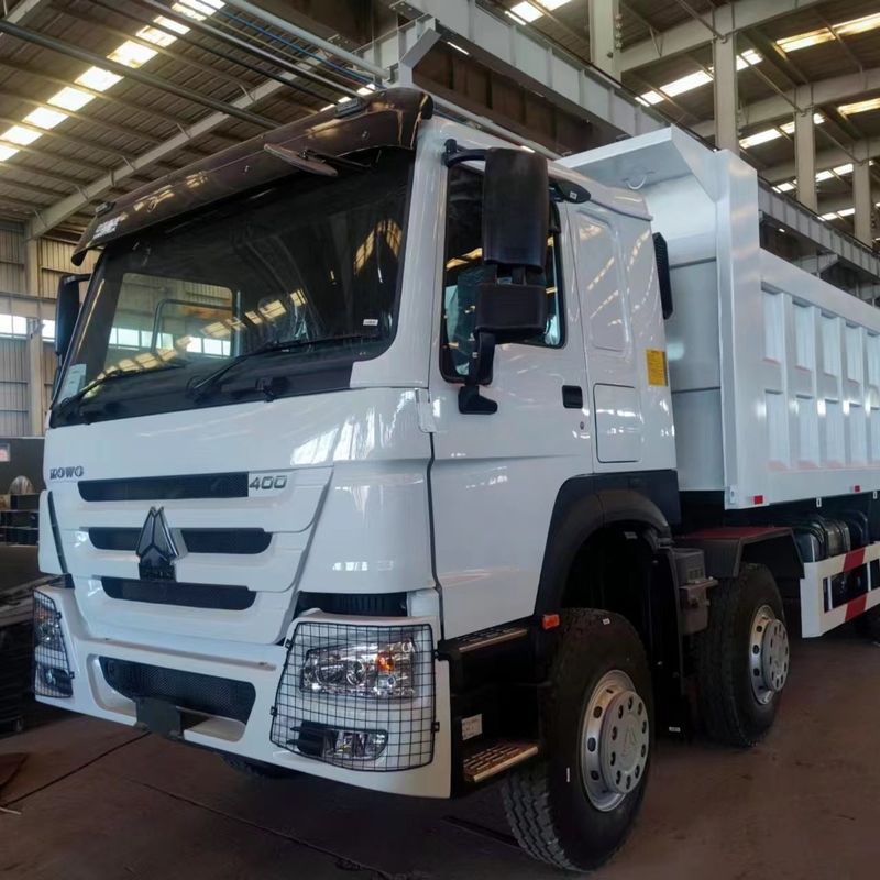 Howo 8x4 LHD Dump Tipper Truck met maximaal koppel 500-1000Nm en motorcapaciteit 6-8L