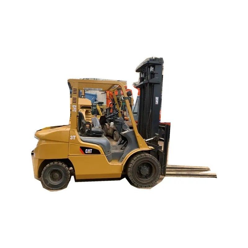 3 ton diesel-kattenvrachtwagen in Japan met standaardhefhoogte en 150 mm vorkbreedte