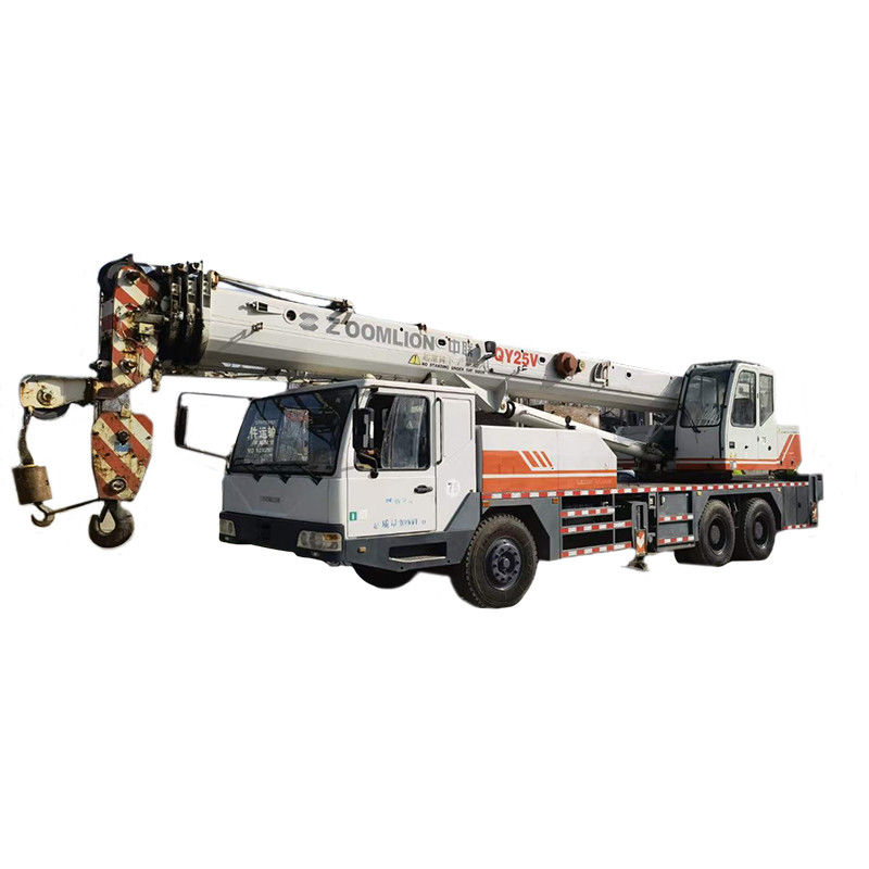 25 ton gebruikte kraanmachine met 1010KN.M max. hefbelasting mobiele wiellauto kraan