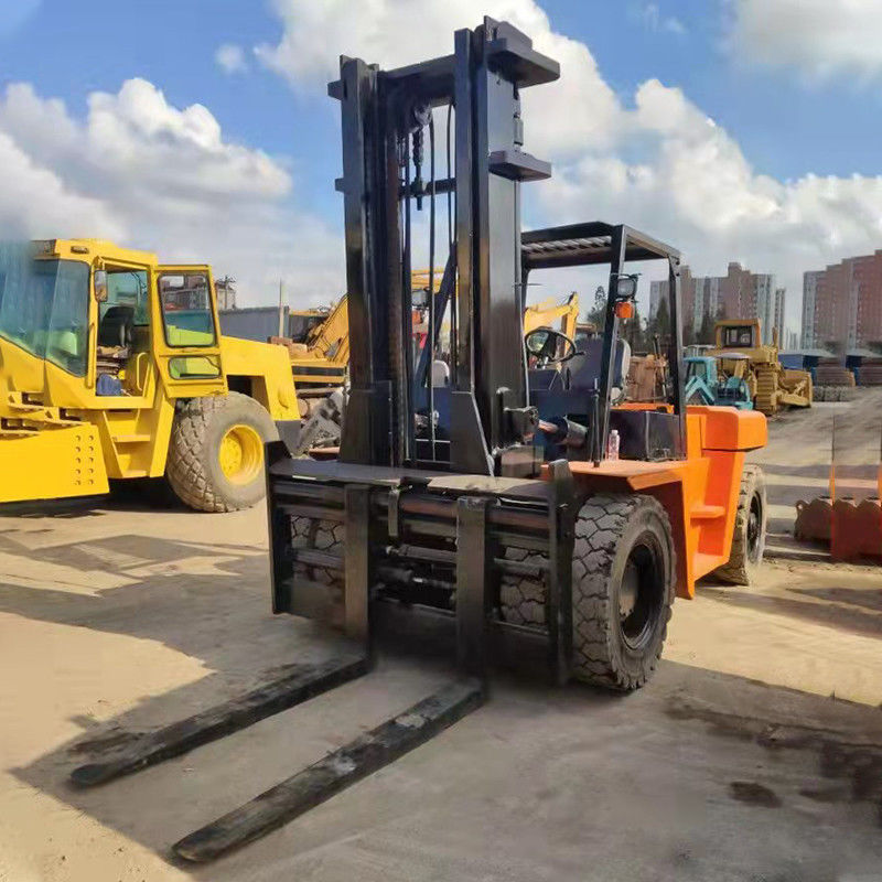 4.5m Diesel heftruck met glipvrije terreinband met een capaciteit van 10 ton