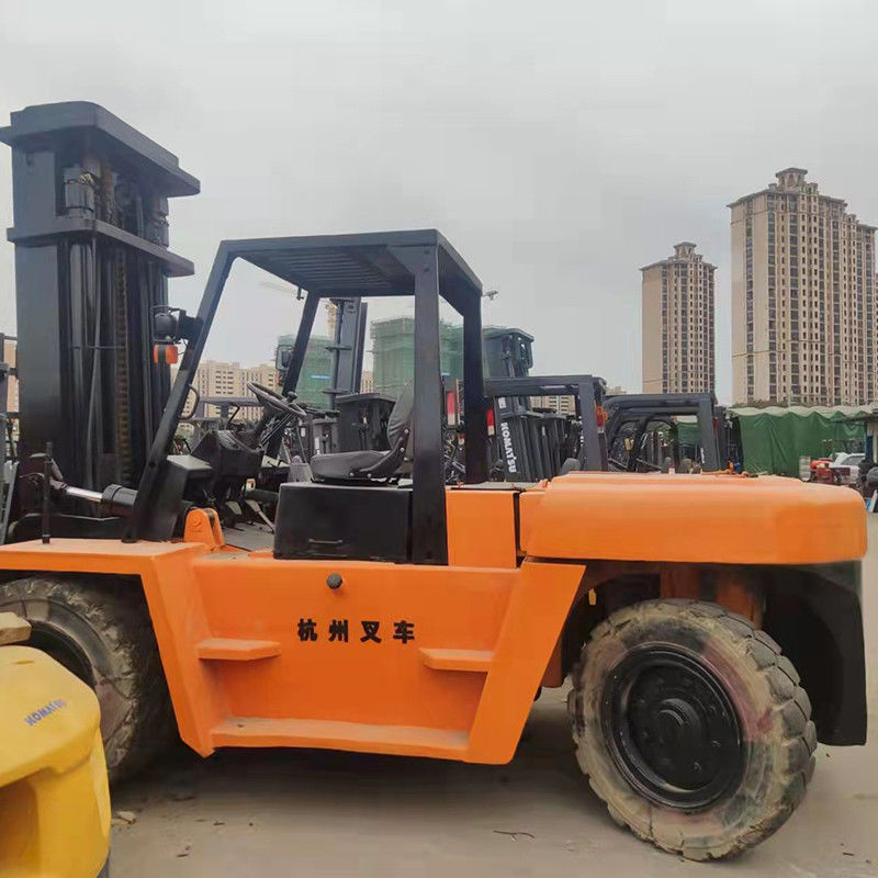 10 ton diesel vorkheftruck met 4,5 m hefhoogte in Singapore Hotels Vorkbreedte 150m