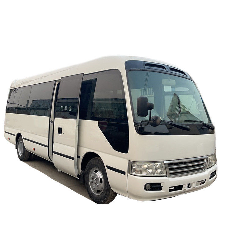 High Speed 69 Km/h Toyota 30 Seater Coaster Bus Kleurontwerp Diesel Gebruikte openbare bus