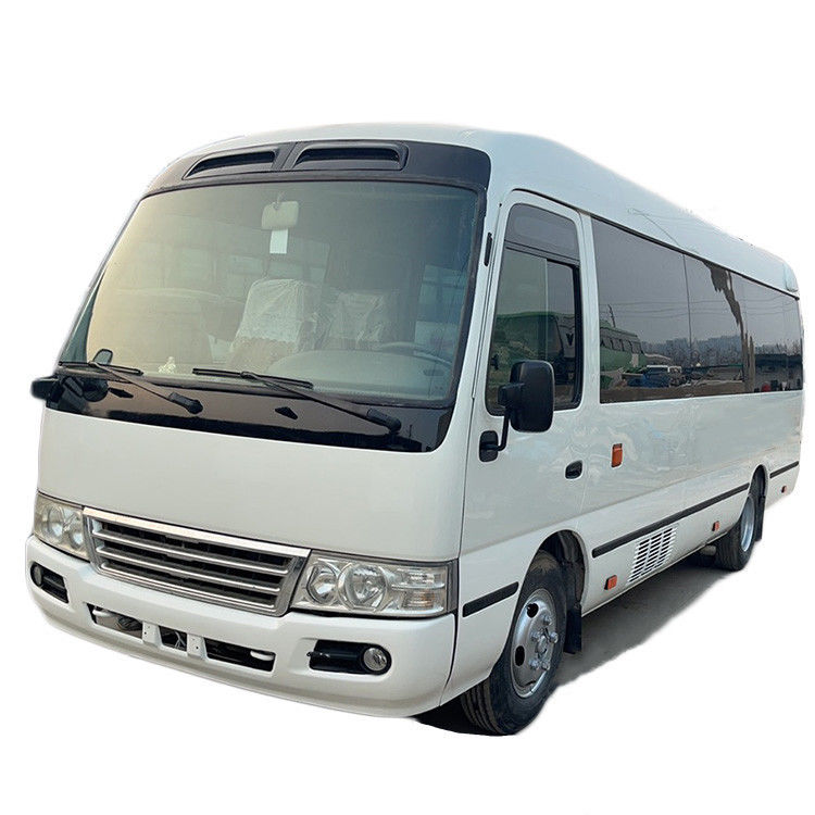 High Speed 69 Km/h Toyota 30 Seater Coaster Bus Kleurontwerp Diesel Gebruikte openbare bus