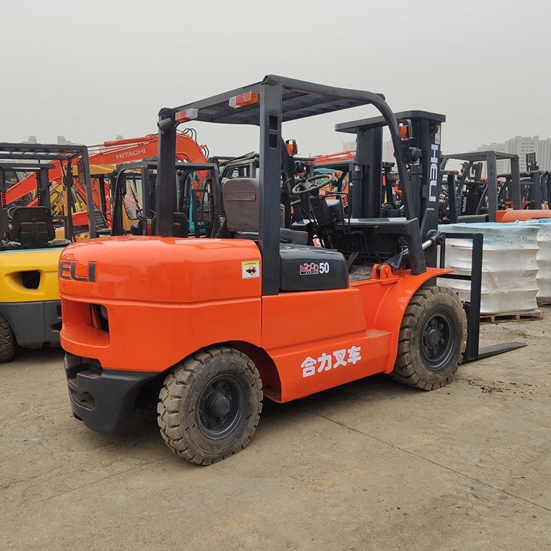 Na-service 5 ton Heli 40ft Container Lifting Forklift voor Container Operatie