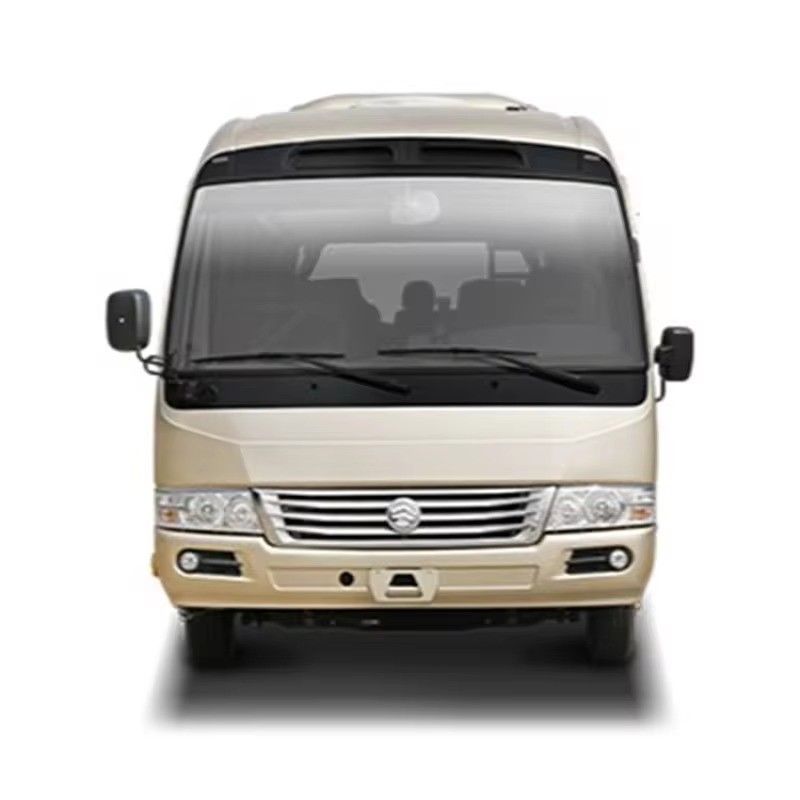 Veelgebruikte 19-29 zitplaatsen Diesel-coasterbus met LHD-stuur en 4 6L motorcapaciteit