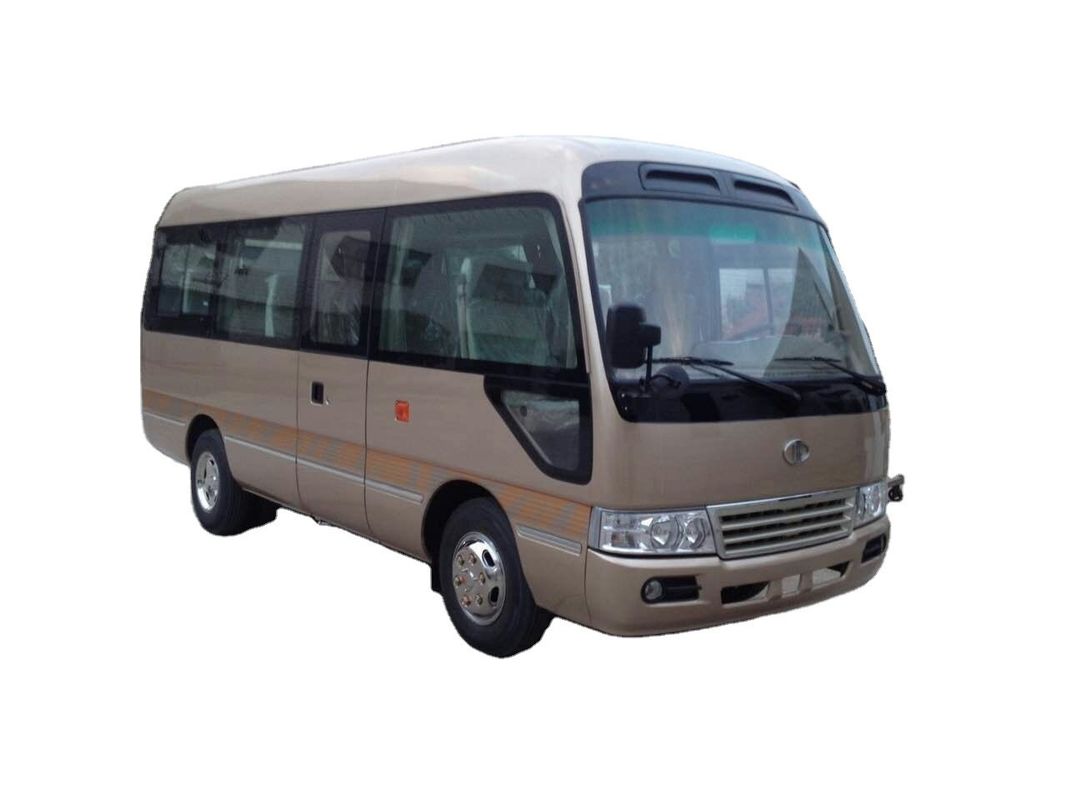 Veelgebruikte 19-29 zitplaatsen Diesel-coasterbus met LHD-stuur en 4 6L motorcapaciteit