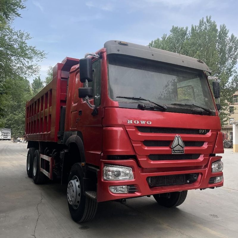 10 Voorwaarts schietnummer Sinotruk HOWO 371HP Gebruikte dumpertrucks 6X4 voor de bouwmijn