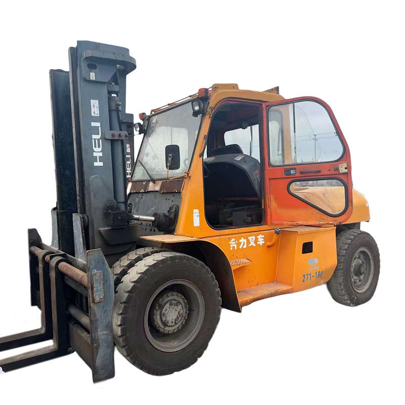 10 ton heli-diesel vorklift met krachtige dieselmotor en laag brandstofverbruik
