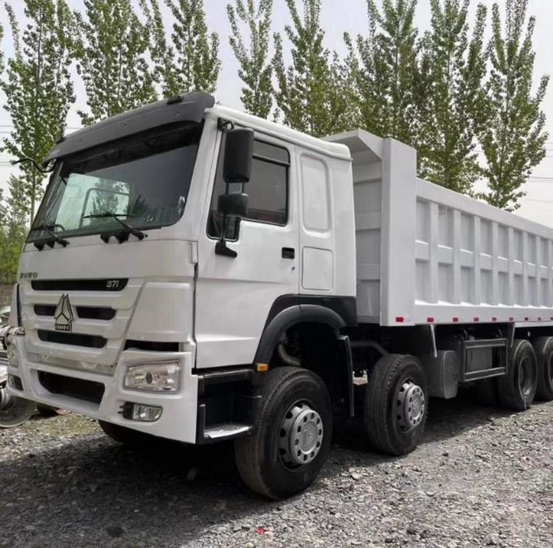 Gebruikte tippertruck 371HP 8*4 voor de bouw mijn 35tons dumptruck WEICHAI motor
