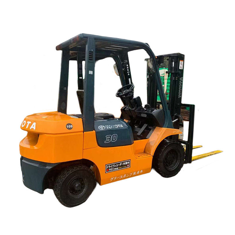 Goede staat 3ton TOYOTA originele Japanse tweedehands vorklift en weinig werktijden