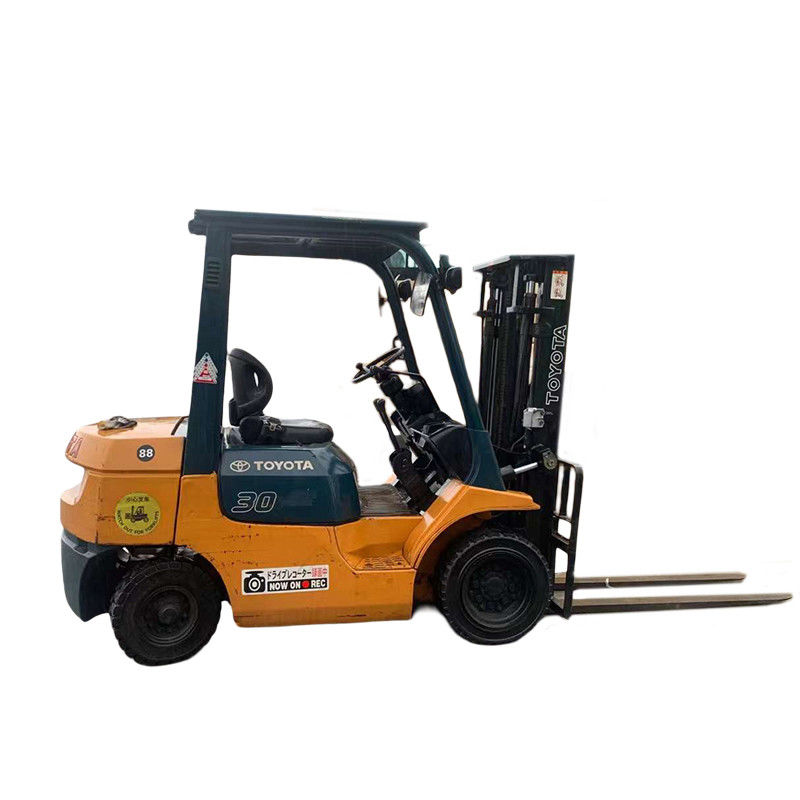 Goede staat 3ton TOYOTA originele Japanse tweedehands vorklift en weinig werktijden