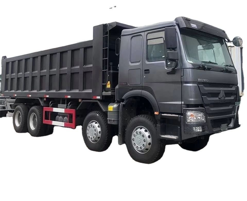Gebruikt Howo 8x4 12 Wheeler 24 30 kubieke meter 35 ton 40 ton Tipper Truck Dumper Diesel Voor transport van zandsteen