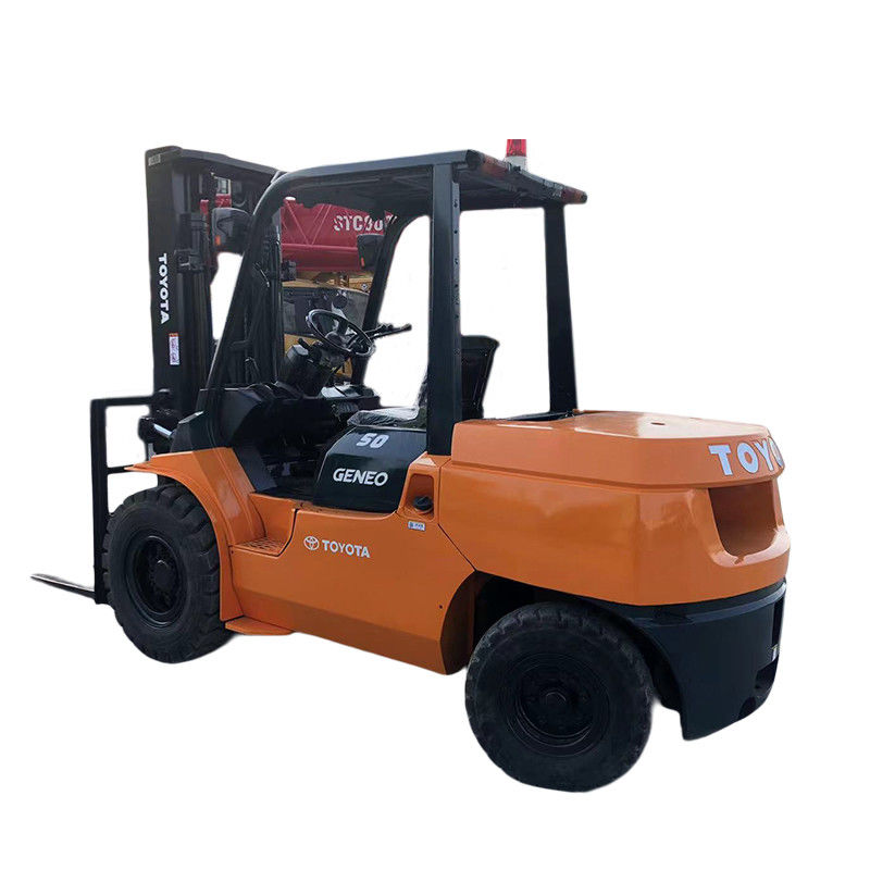 2001-4000 Werktijden 5 ton Toyota tweedehands gebruikte vorkheftruck met 560 mm vooroverhang