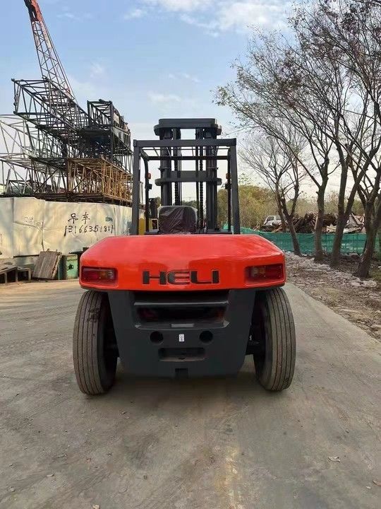 1155 mm breedte goede staat 10ton heli tweedehands gebruikte vorklift met originele kleur