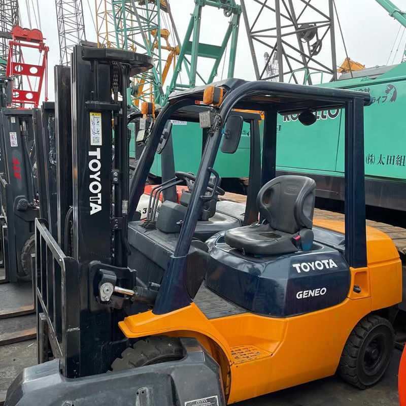 3.5t Gebruikte mijnbouw vorklift met vierwielaandrijving Toyo Ta Diesel vorklift met 150m vorkbreedte