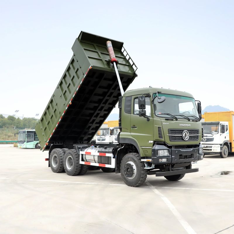 Dumptruck van 430 pk Dongfeng Gebruikt 12 voorwaarts versnellingsnummer en 21-30 ton laadvermogen