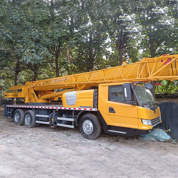QY25 25 ton telescopische mobiele kraan met transport L*W*H 12300*2500*3350mm