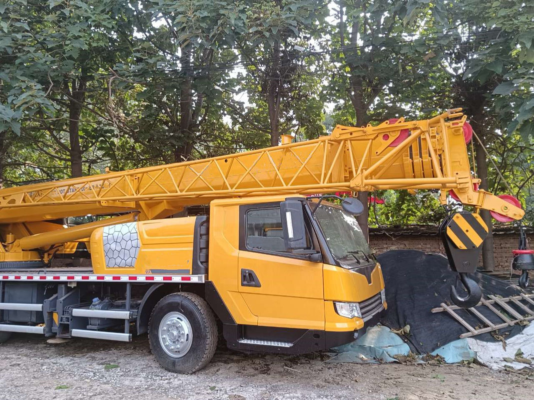 QY25 25 ton telescopische mobiele kraan met transport L*W*H 12300*2500*3350mm